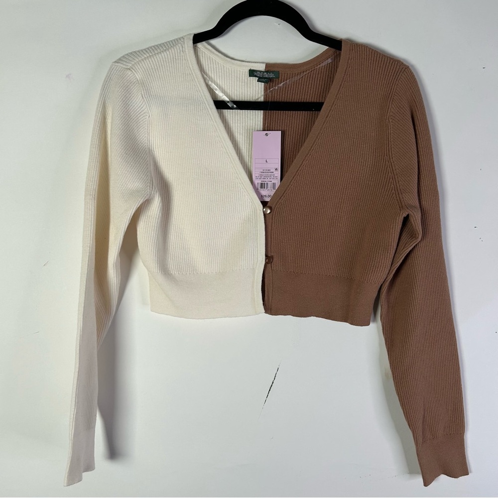 Wild Fable Cropped Cardigan Sweaters - Picture 3 of 3
